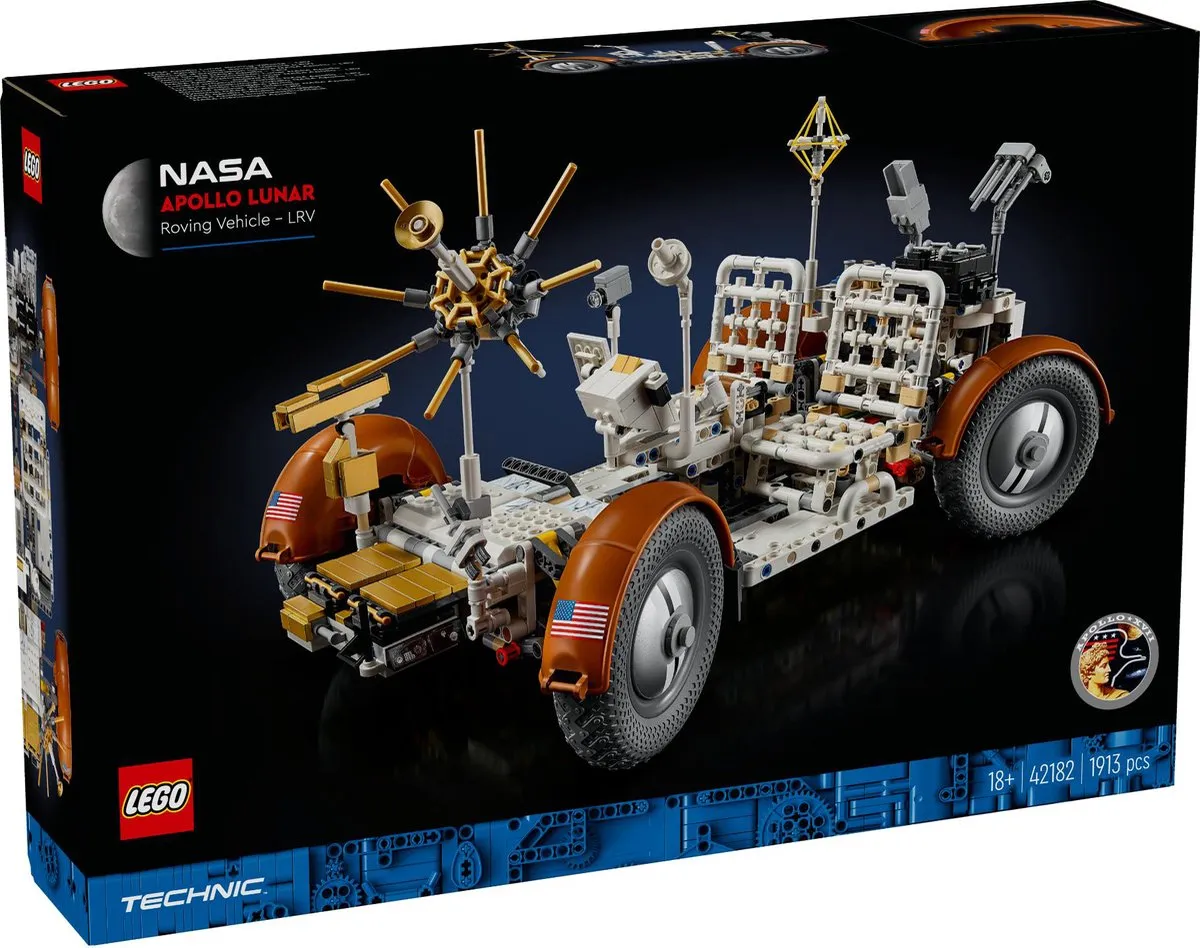 LEGO Technic NASA Apollo Maanwagen LRV 42182 - 1913 Stukken