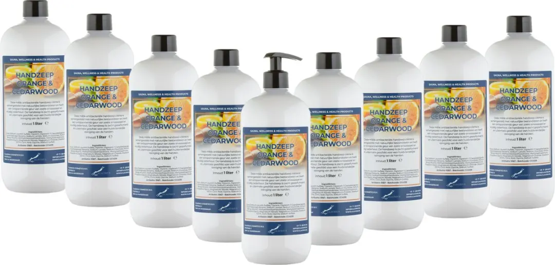Splashbox Cosmetics Handzeep Sweet Orange & Cedarwood 10L