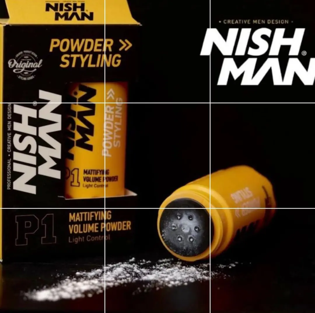 Nishman P1 Hair Styling Powder 20g Barberpoeder