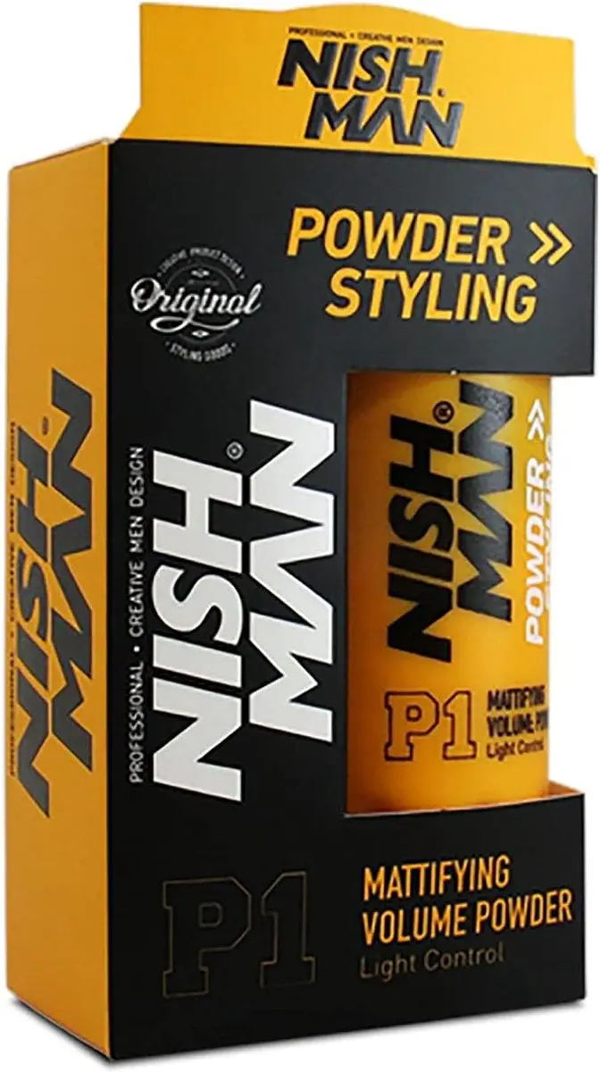 Nishman P1 Hair Styling Powder 20g Barberpoeder