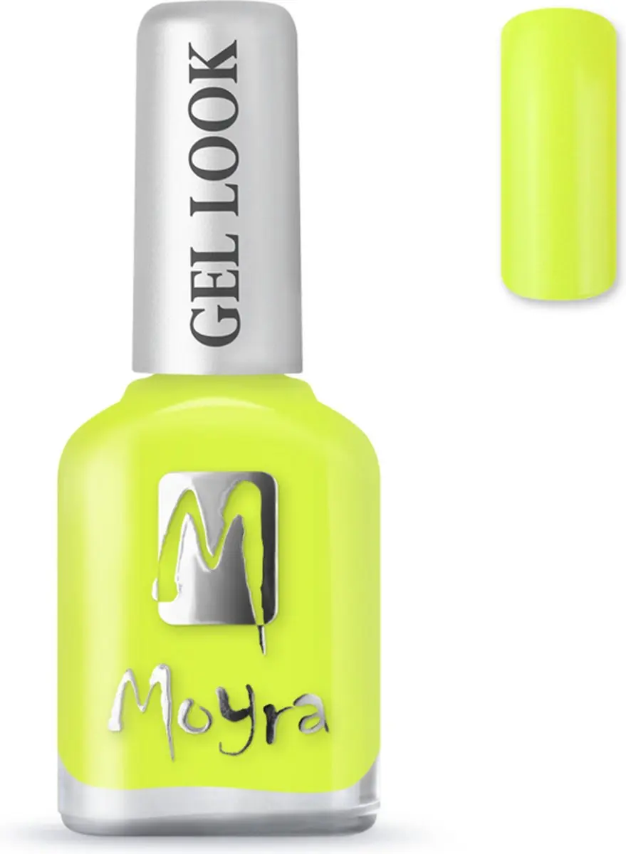 Moyra Gel Look Nagellak 1056 Neon geel