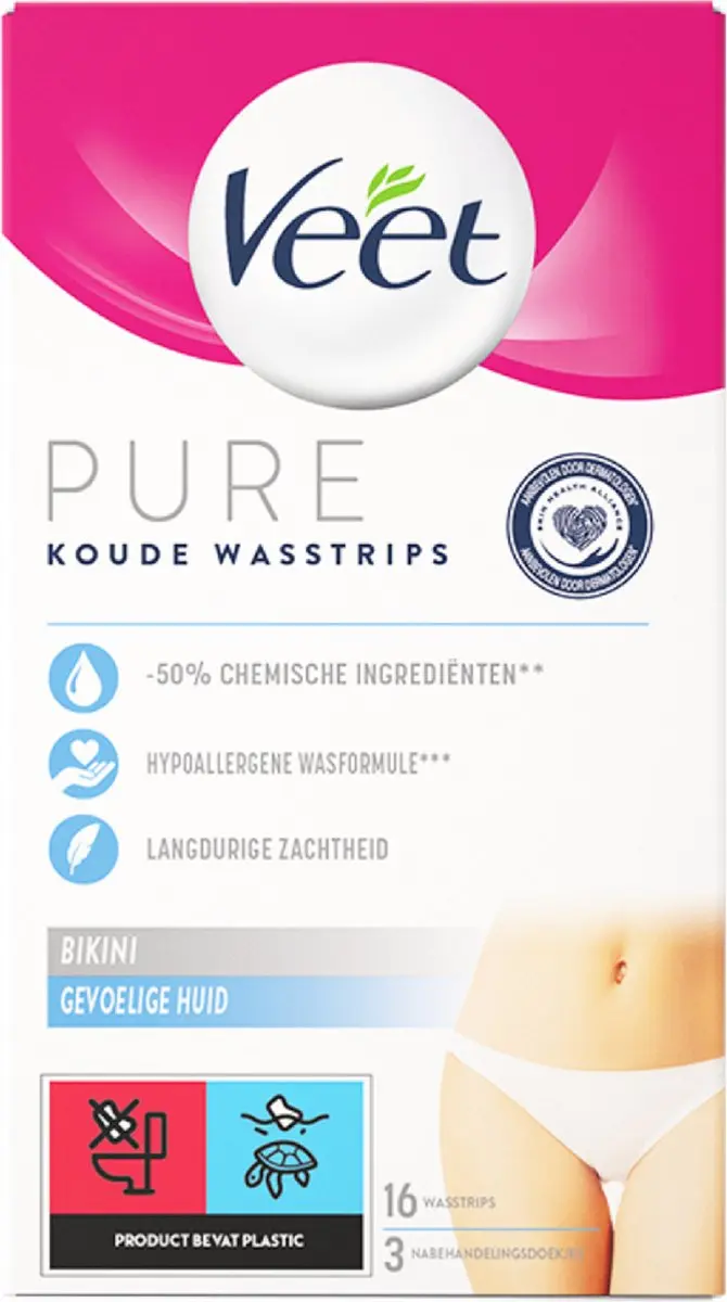 Veet Ontharingsstrips Bikinilijn - 16 Stuks