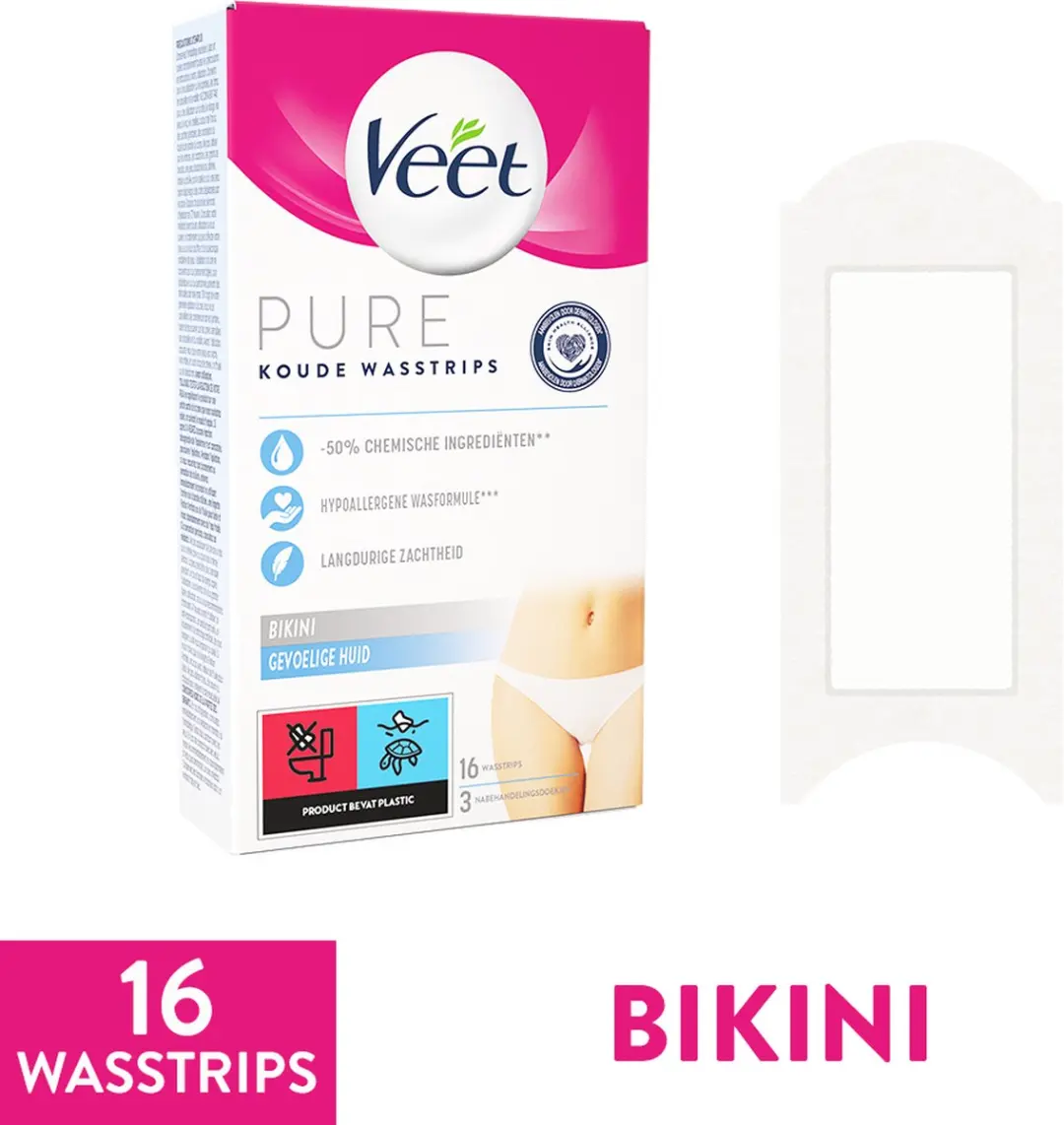 Veet Ontharingsstrips Bikinilijn - 16 Stuks