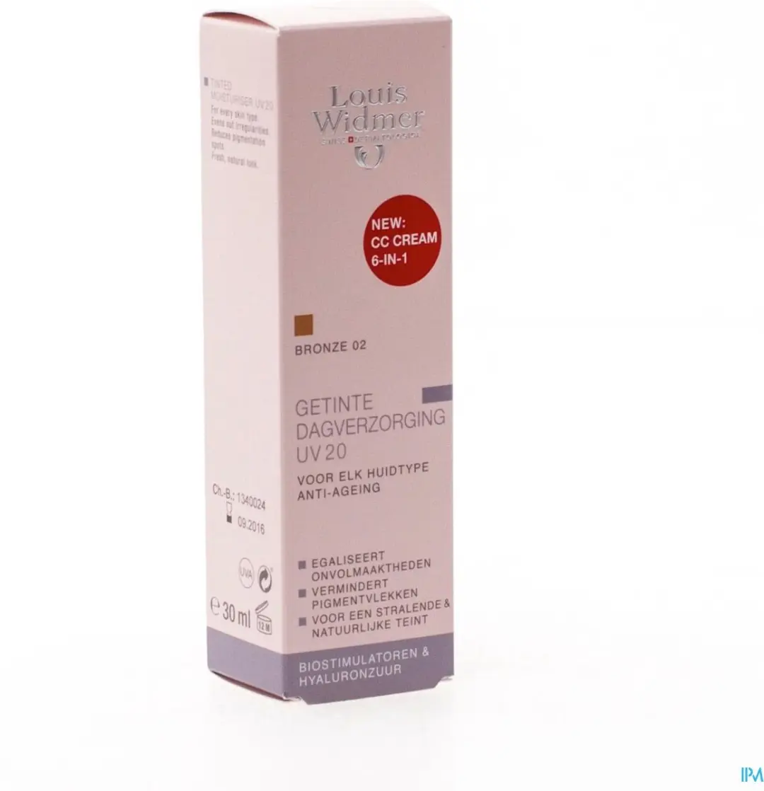 Louis Widmer CC Cream Getint UV20 - 30ml
