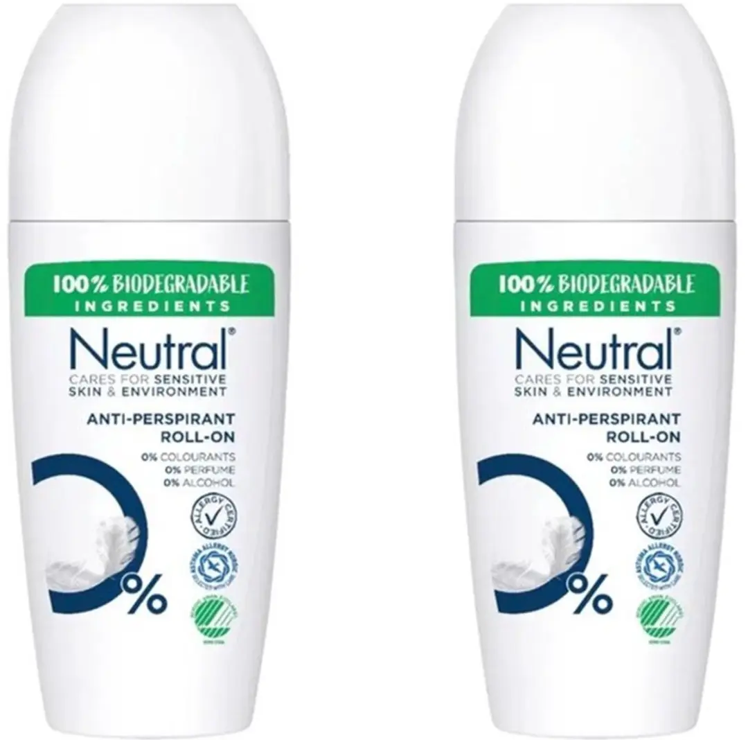 Neutral Sensitive Skin Deodorant Roller - 2x50ml