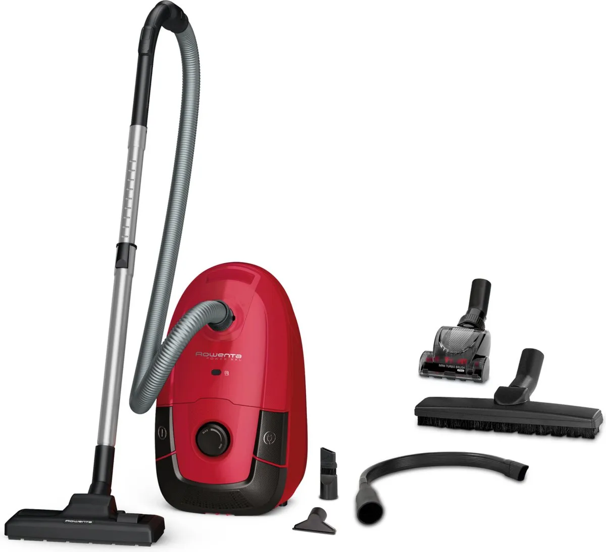 Rowenta Power XXL RO3134 Stofzuiger met zak - 900W - Rood