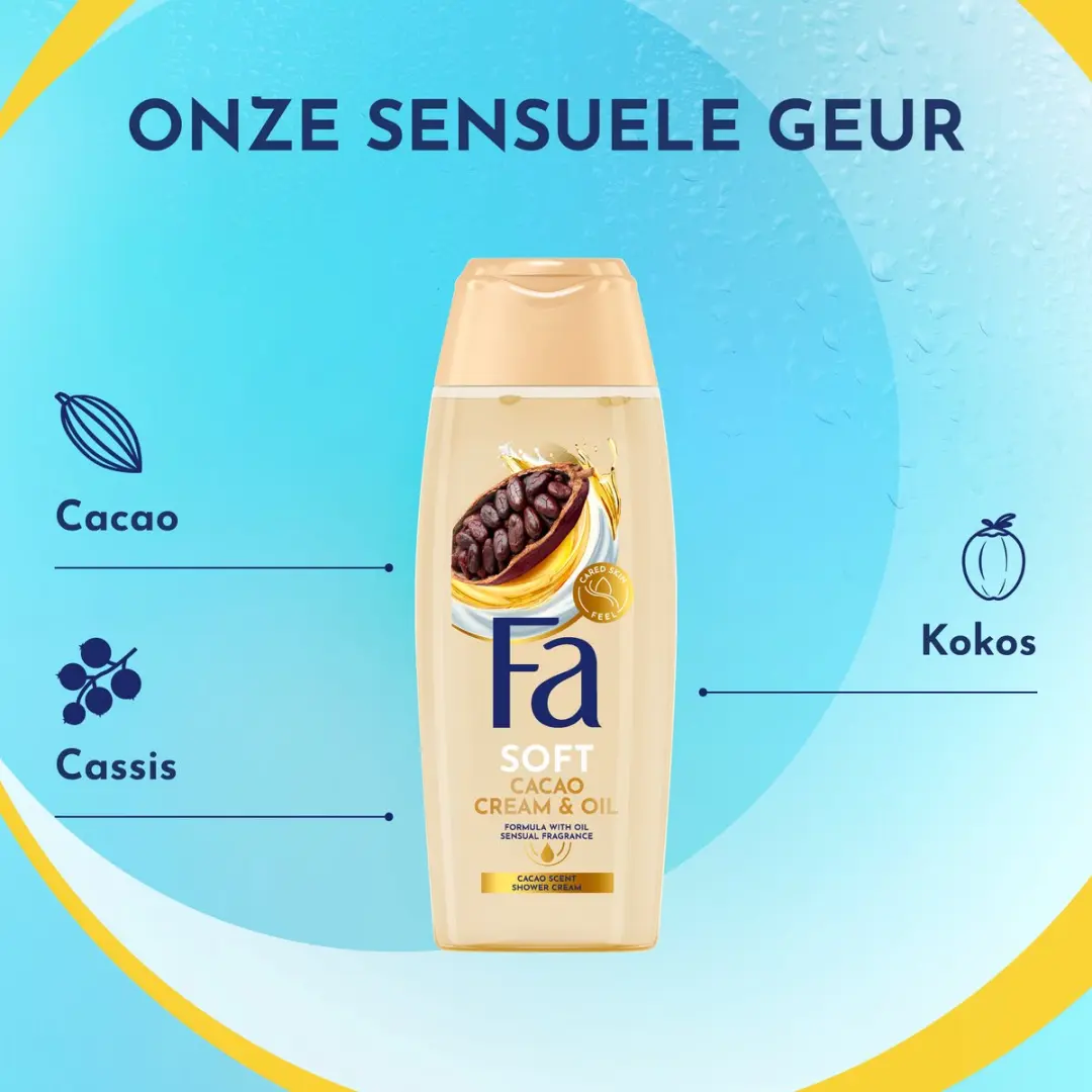 Fa Cacao Cream & Oil Douchegel 12x250ml