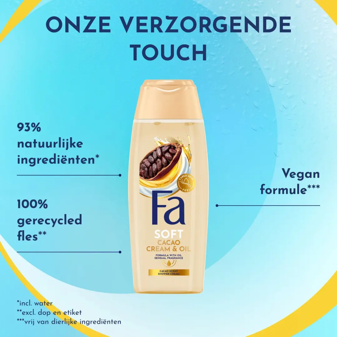 Fa Cacao Cream & Oil Douchegel 12x250ml