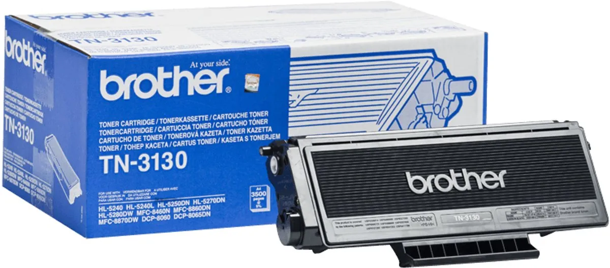 Brother TN-3130 Tonercartridge - Zwart