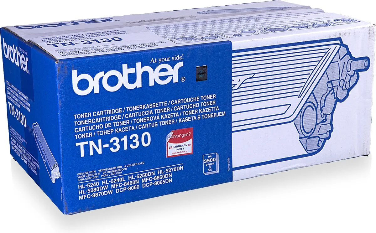 Brother TN-3130 Tonercartridge - Zwart
