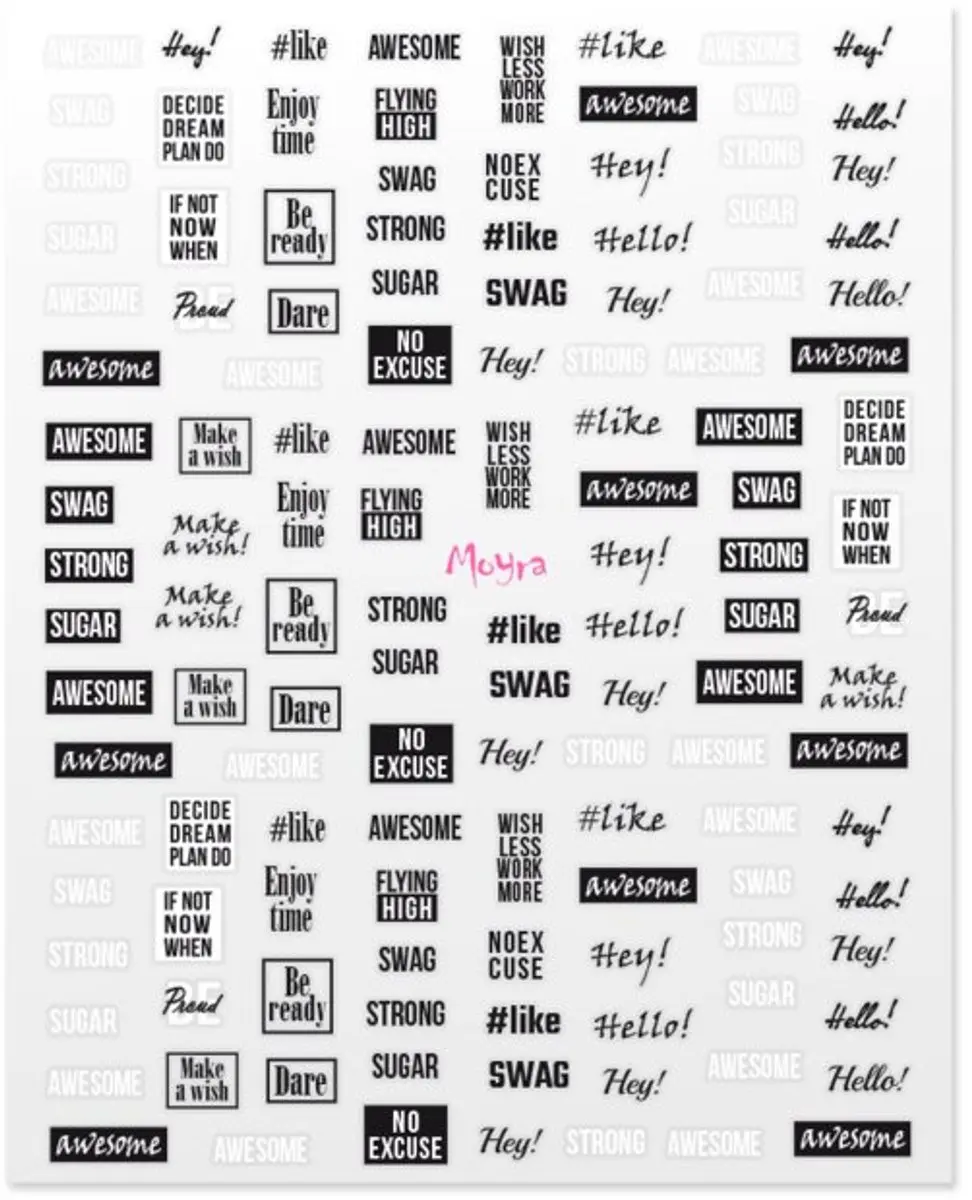Moyra Matrica Sticker No.11
