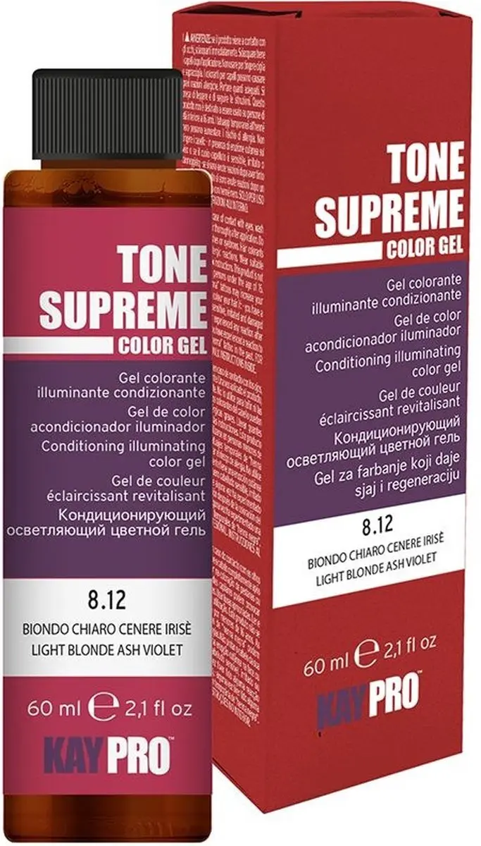 KayPro Tone Supreme Color Gel Light Blonde Ash Violet 60ml
