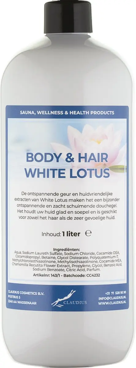 Splashbox Cosmetics Body & Hair White Lotus 1L