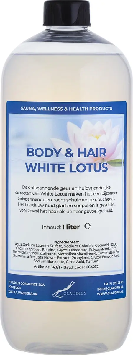 Splashbox Cosmetics Body & Hair White Lotus 1L
