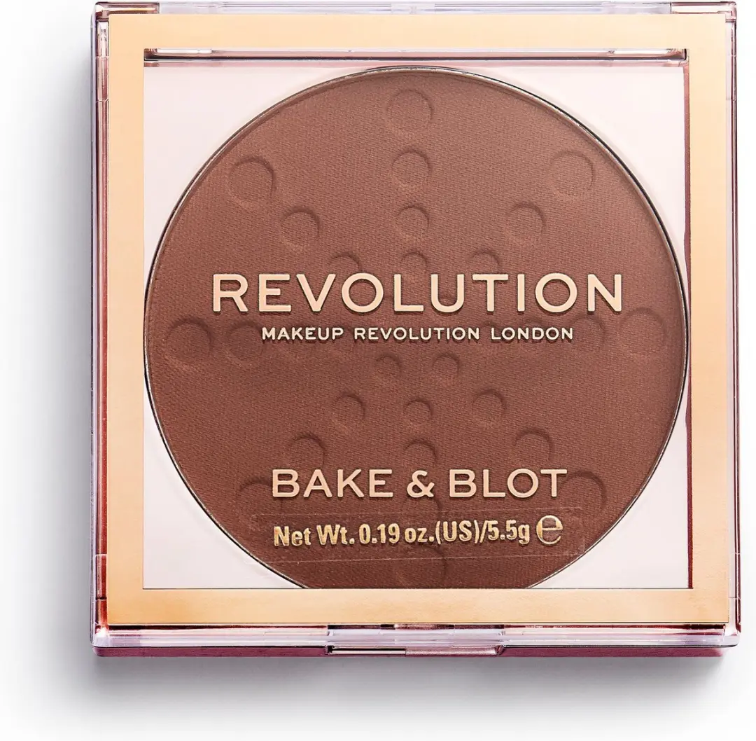 Makeup Revolution Bake & Blot Setting Powder Deep Dark