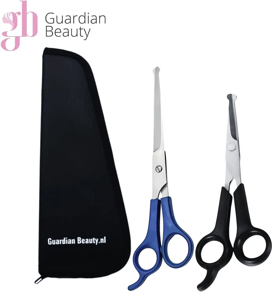Guardian Beauty Hondentrimscharen Set 5,5 & 7,5 inch - Roestvrij Staal