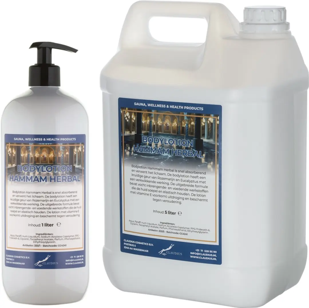 Splashbox Cosmetics Hammam Herbal Bodylotion 6L - 2 Stuks