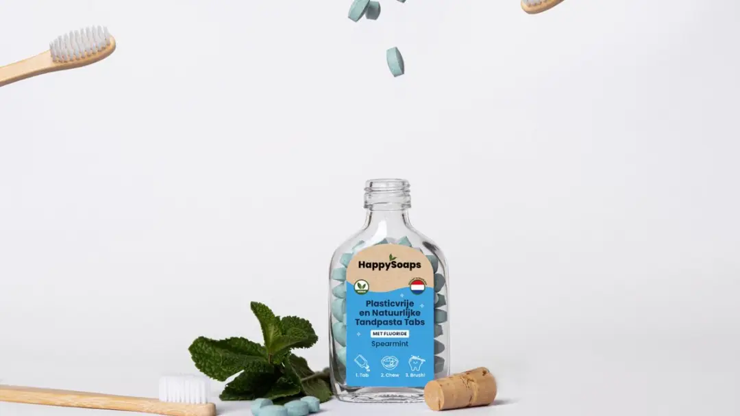 HappySoaps Kwartaalbox Tandpasta Tabs 3x62 - Met Fluoride