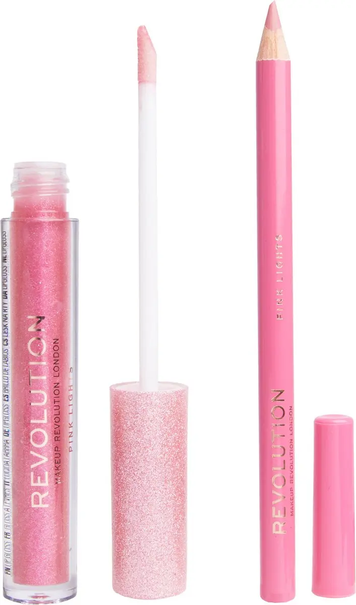 Makeup Revolution Ultimate Lights Lip Kit Roze