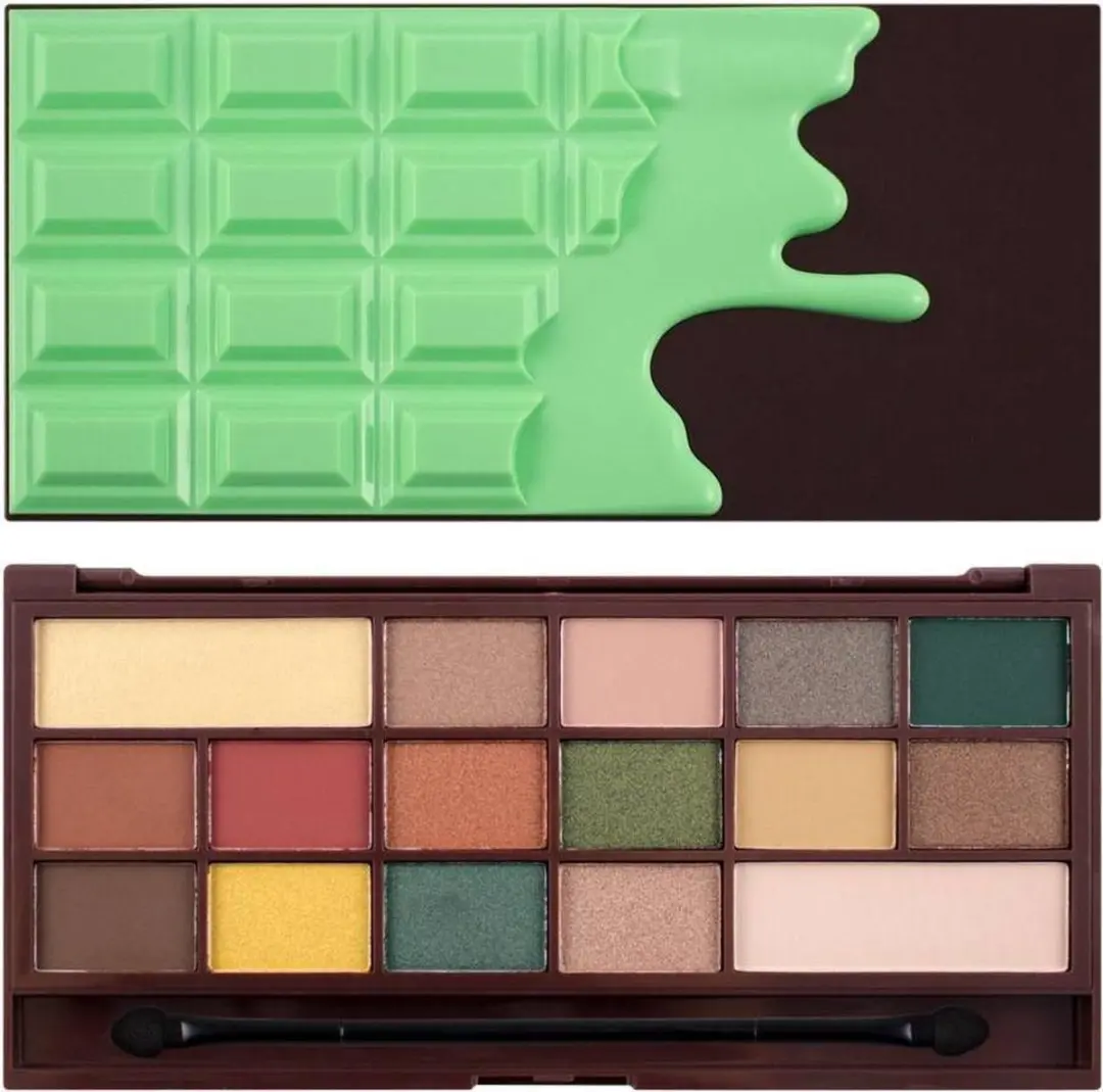 Makeup Revolution I Love Revolution Oogschaduw Palette - Mint Chocolate 16 Kleuren
