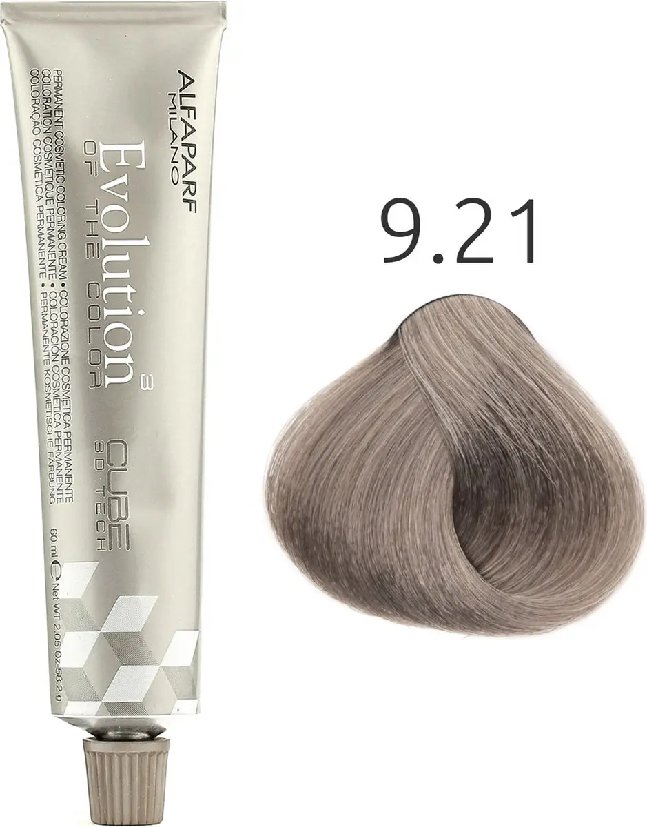 ALFAPARF Evolution of the Color 9.21 Permanent Haarkleuring 60ml - Zwart