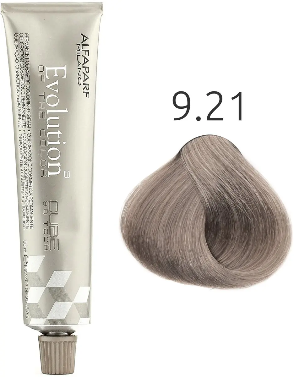 ALFAPARF Evolution of the Color 9.21 Permanent Haarkleuring 60ml - Zwart