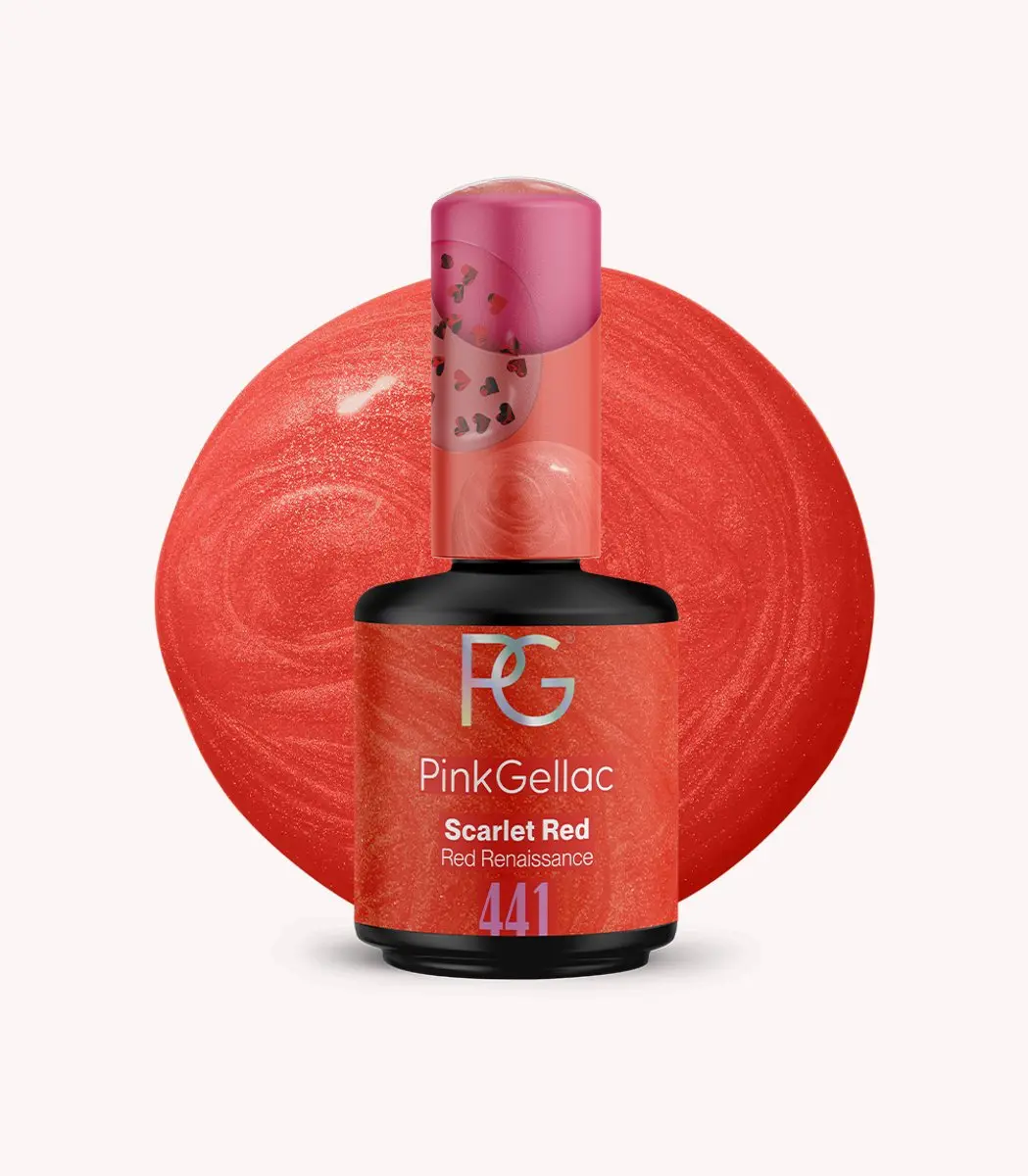 Pink Gellac Scarlet Red 441 Gellak 15ml