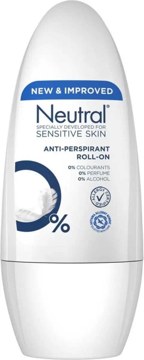 Neutral Sensitive Skin Deodorant Roller - 6x50ml