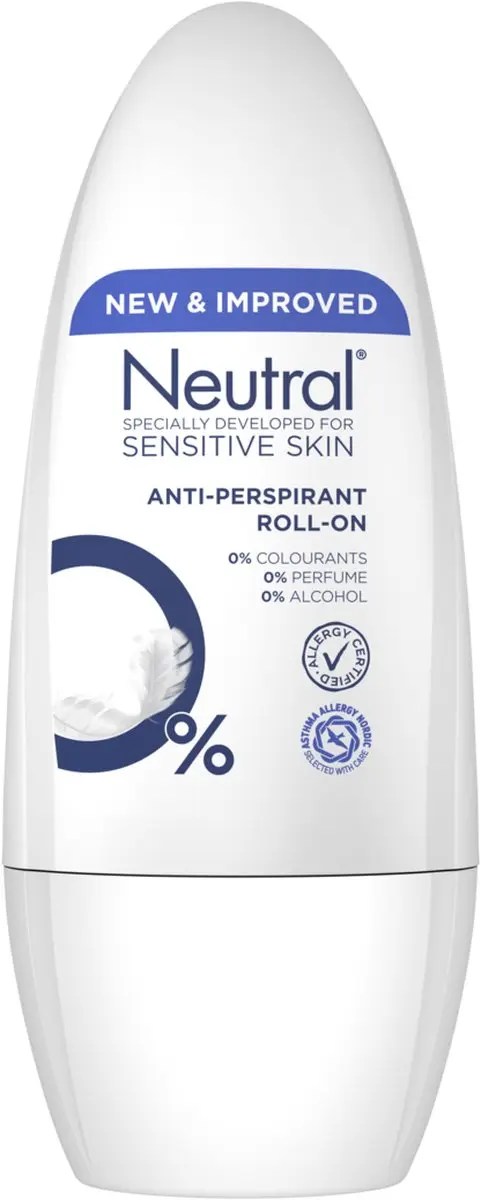Neutral Sensitive Skin Deodorant Roller - 6x50ml