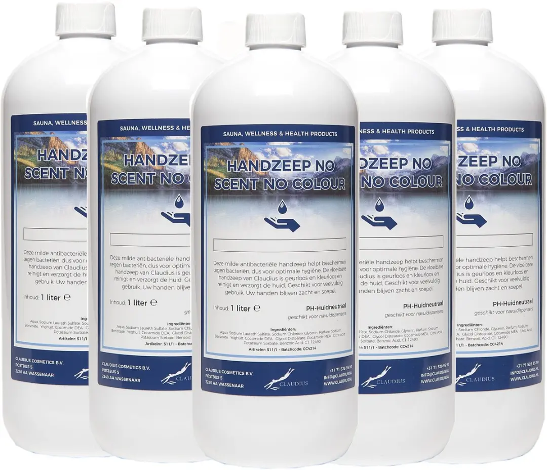 Splashbox Cosmetics Handzeep No Scent No Colour 1L