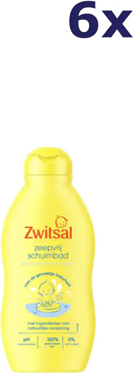 Zwitsal Schuimbad Zeepvrij 200ml