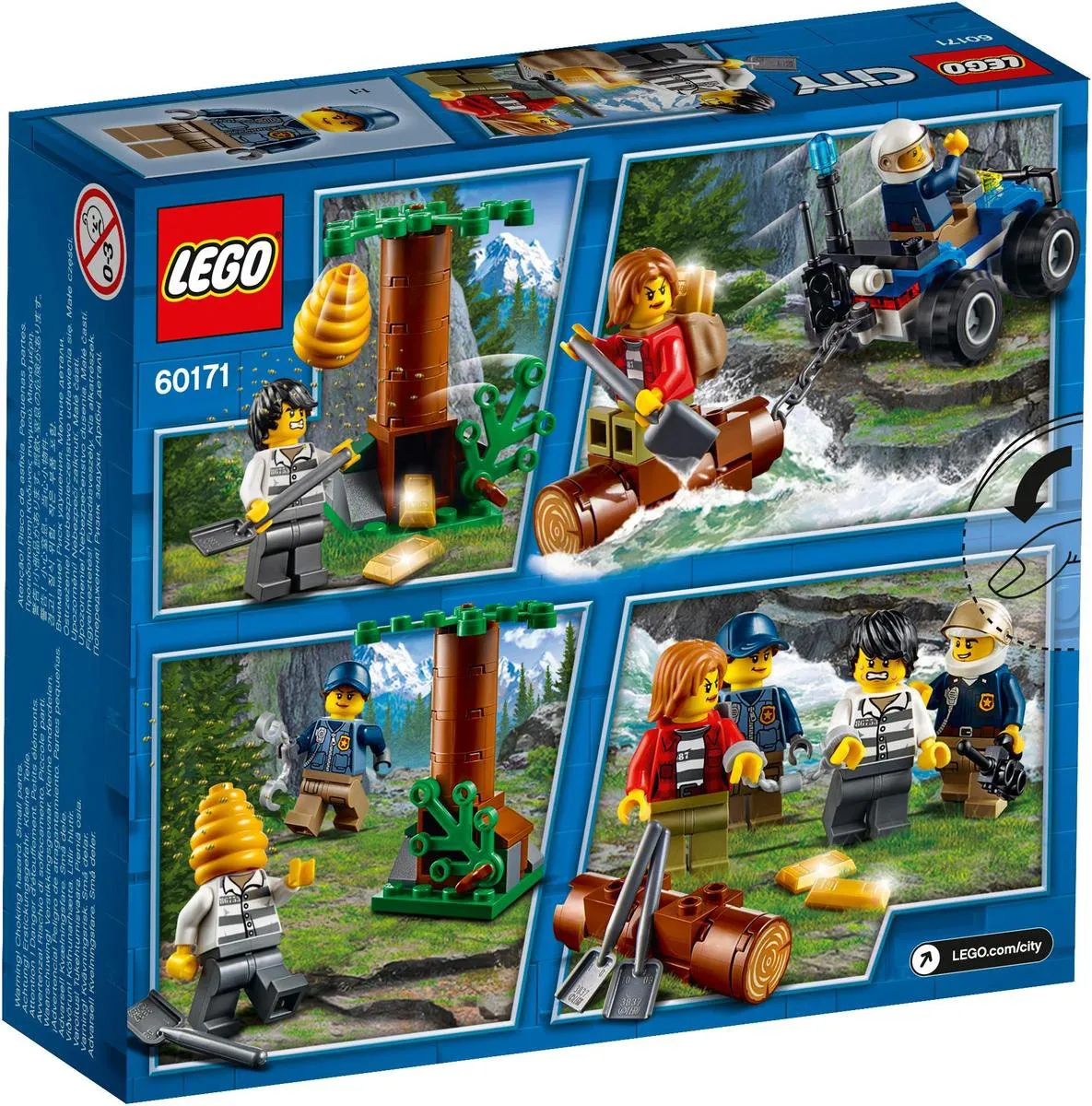 LEGO City Bergpolitie Bergachtervolging 60171 - 88 Stukken - afbeelding 5 van 6