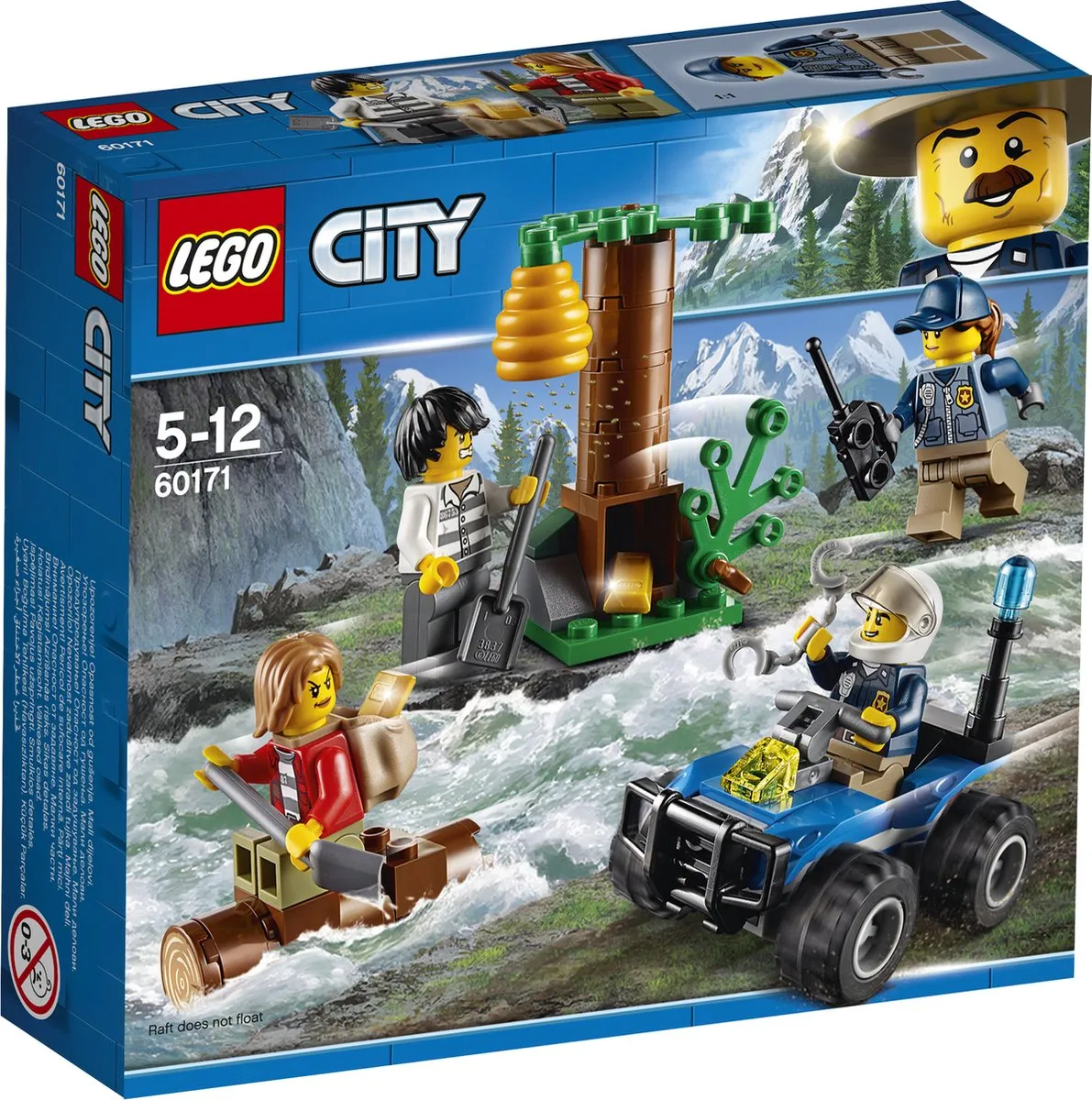 LEGO City Bergpolitie Bergachtervolging 60171