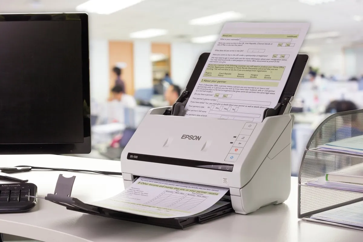 Epson WorkForce DS-770II Scanner - A4 - Wit