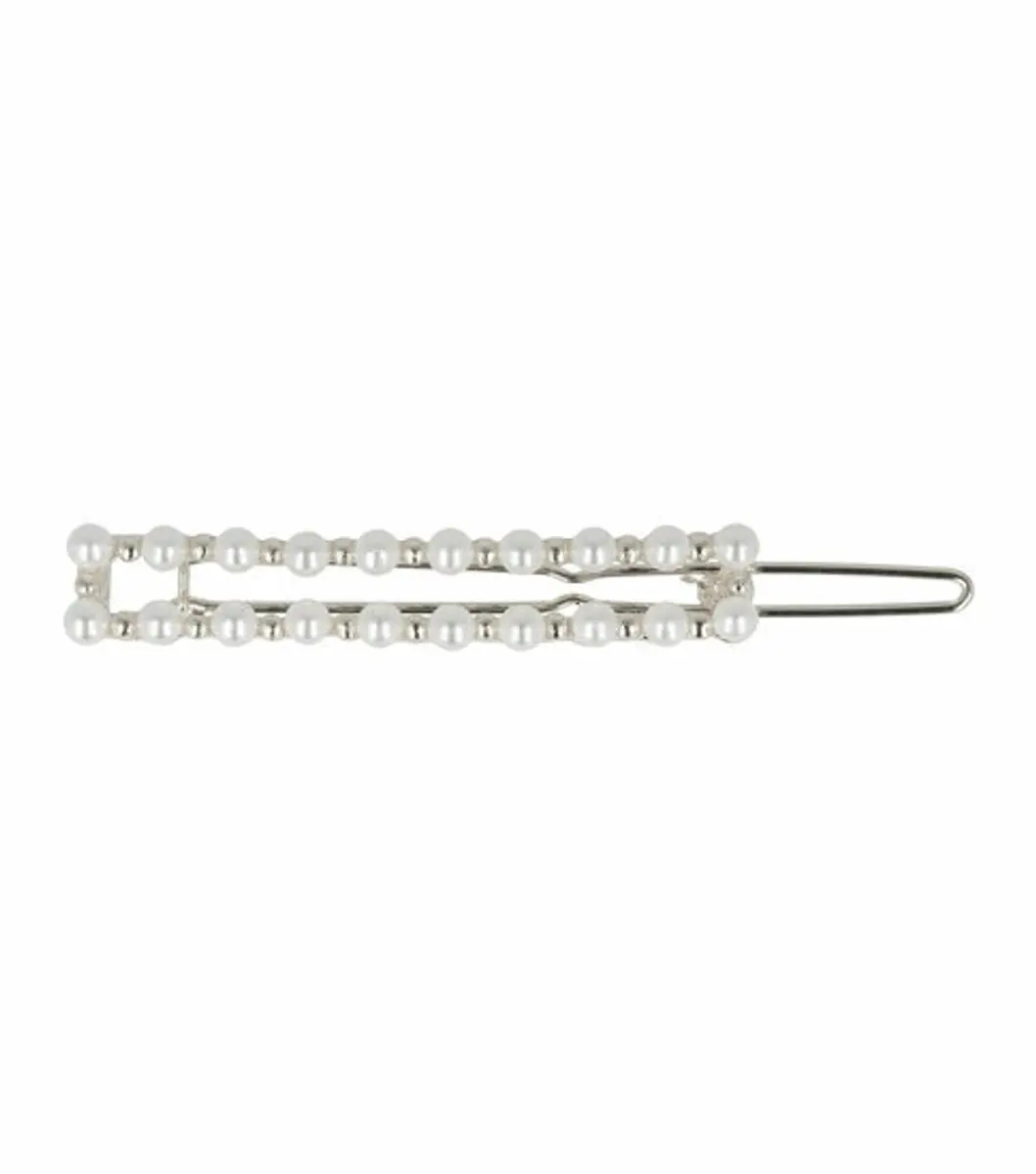 Haarsoires Haarspeld 5cm - Parelwit Zilver