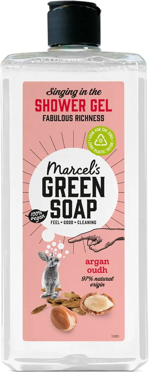 Marcel's Green Soap Douchegel Argan & Oudh 6x300ml