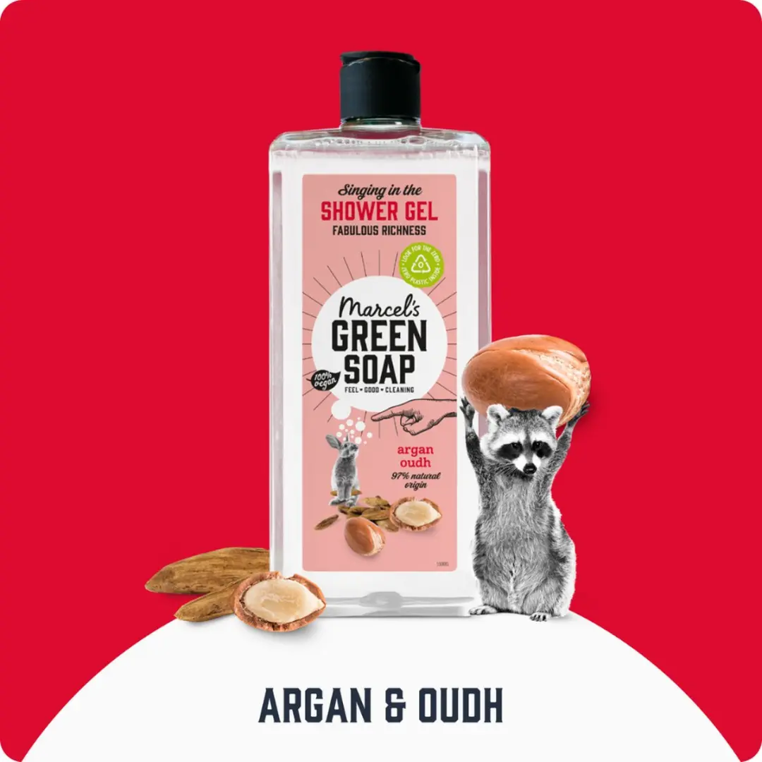 Marcel's Green Soap Douchegel Argan & Oudh 6x300ml