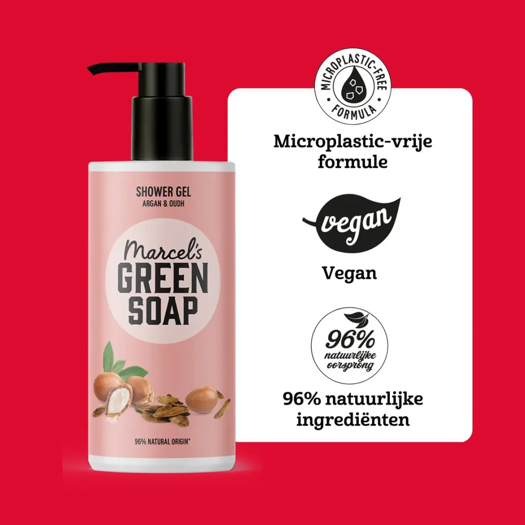 Marcel's Green Soap Douchegel Argan & Oudh 6x300ml