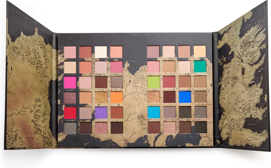 Makeup Revolution Game of Thrones Westeros Map Palette Oogschaduw