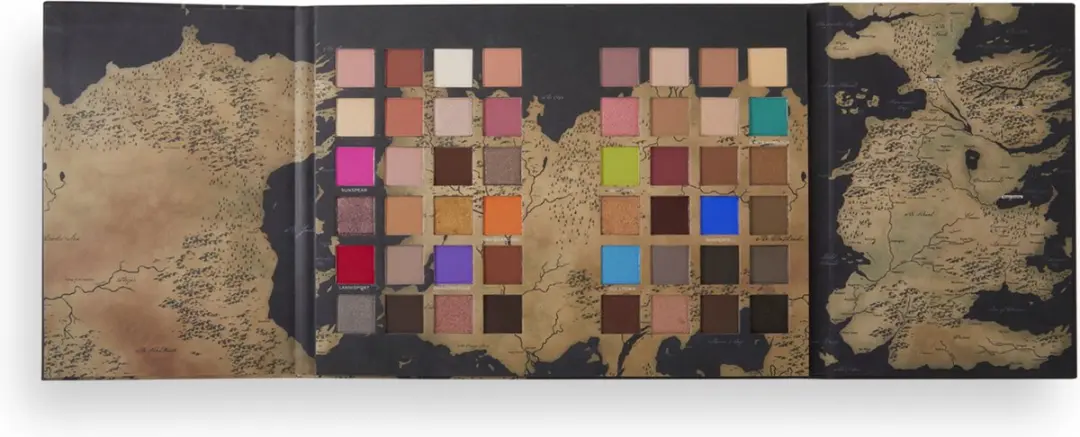 Makeup Revolution Game of Thrones Westeros Map Palette Oogschaduw - 48 Kleuren