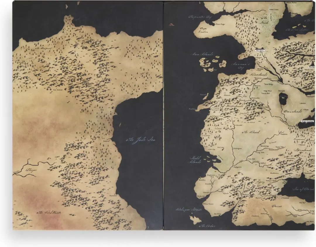 Makeup Revolution Game of Thrones Westeros Map Palette Oogschaduw - 48 Kleuren