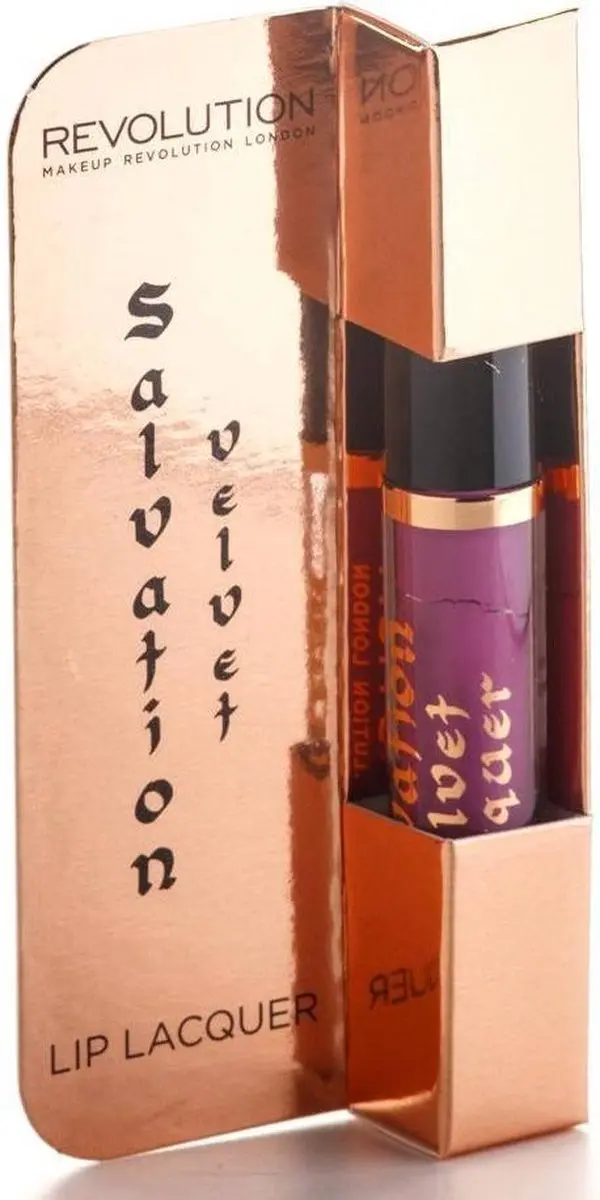 Makeup Revolution Salvation Velvet Matte Lip Lacquer - Paars 2ml