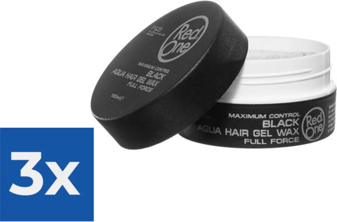 Red One Black Aqua Hair Gel Wax 450ml