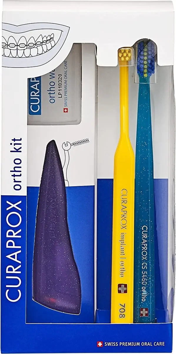 Curaprox Ortho Kit - 9 Stuks - Blauw/Groen/Oranje