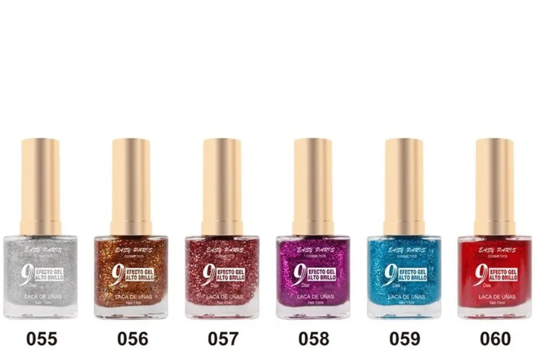Easy Paris Set Glitter Nagellak 6x13ml