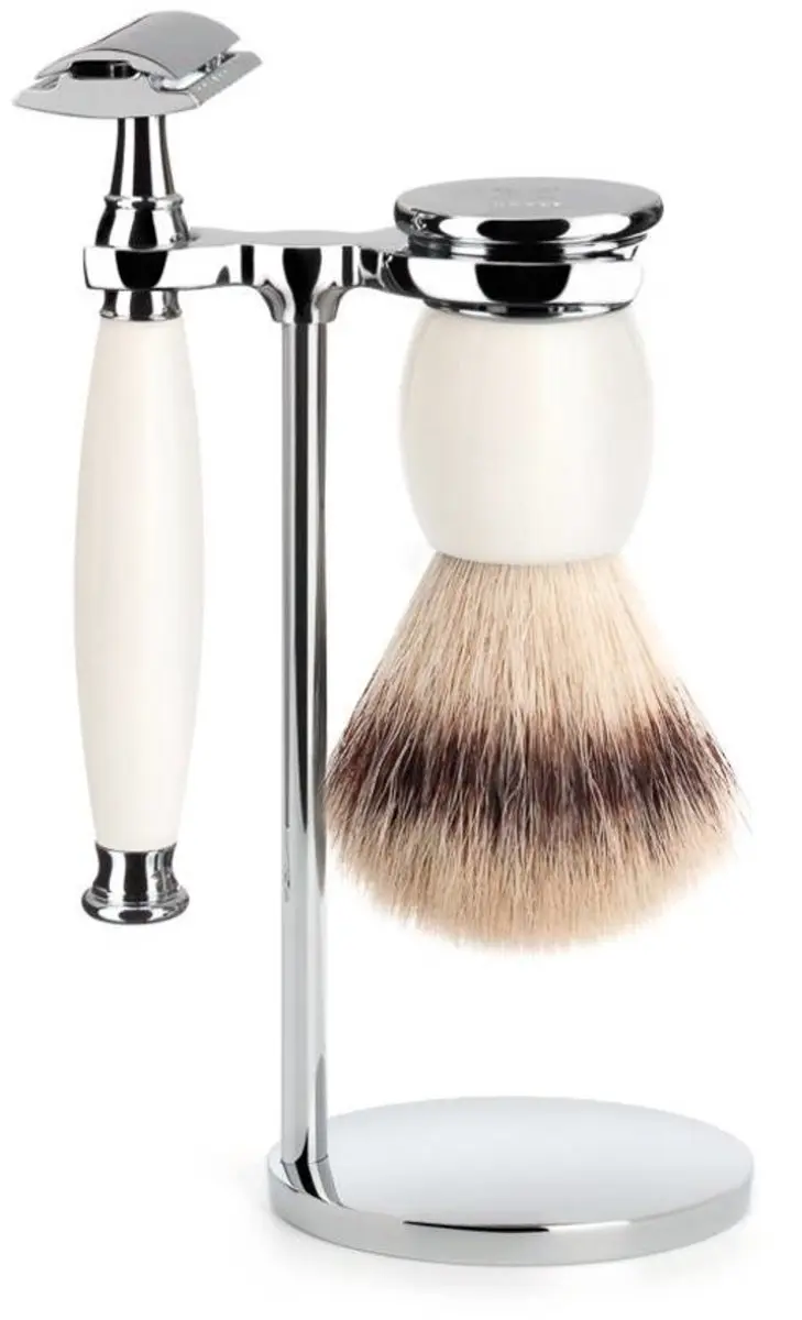 Mühle Sophist Porseleinen Scheerset 3-delig - 1 Scheermes