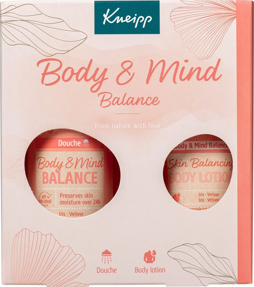 Kneipp Body & Mind Balance Geschenkset - Iris & Vetiver - 275ml