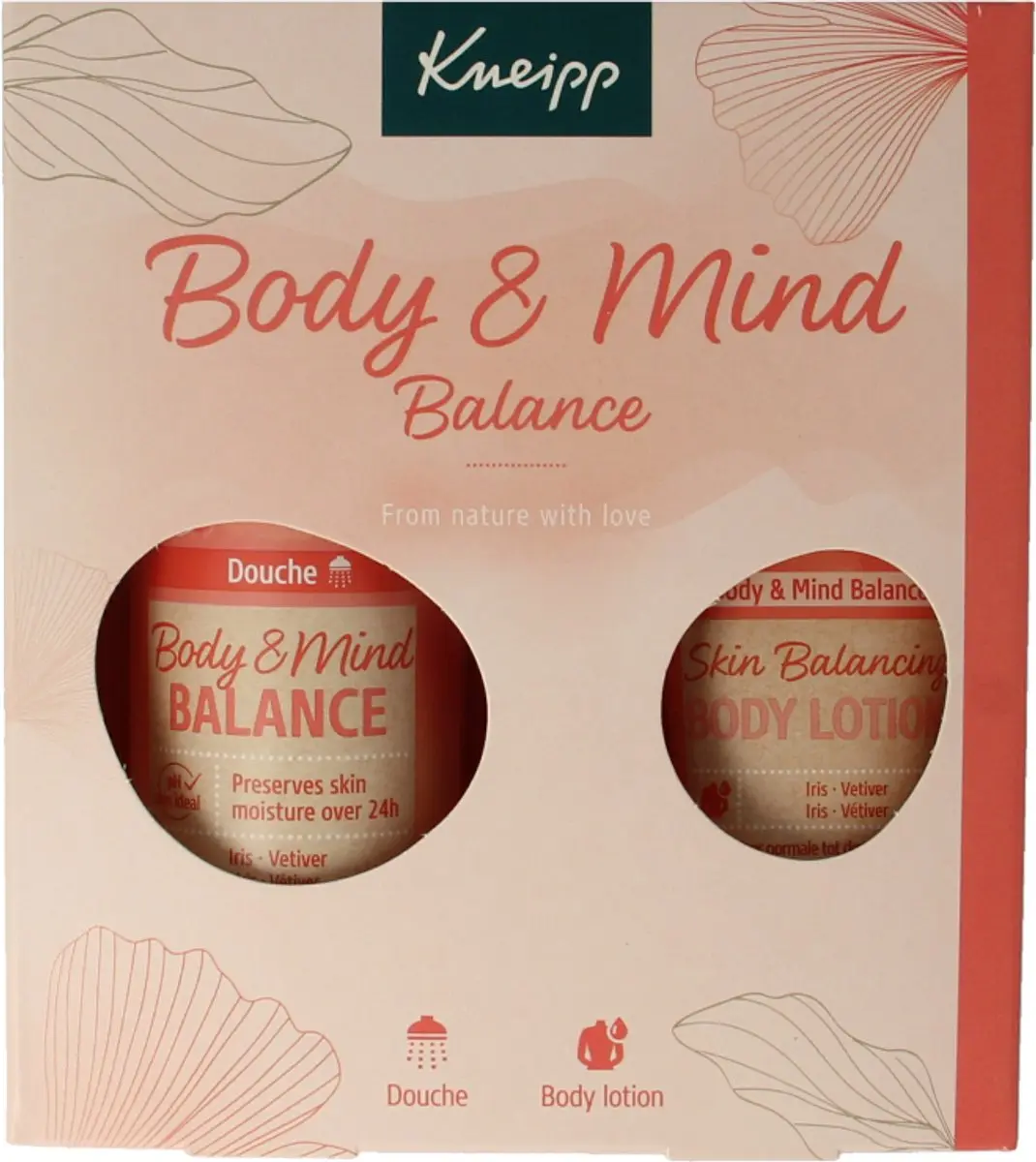 Kneipp Body & Mind Balance Geschenkset - Iris & Vetiver - 275ml