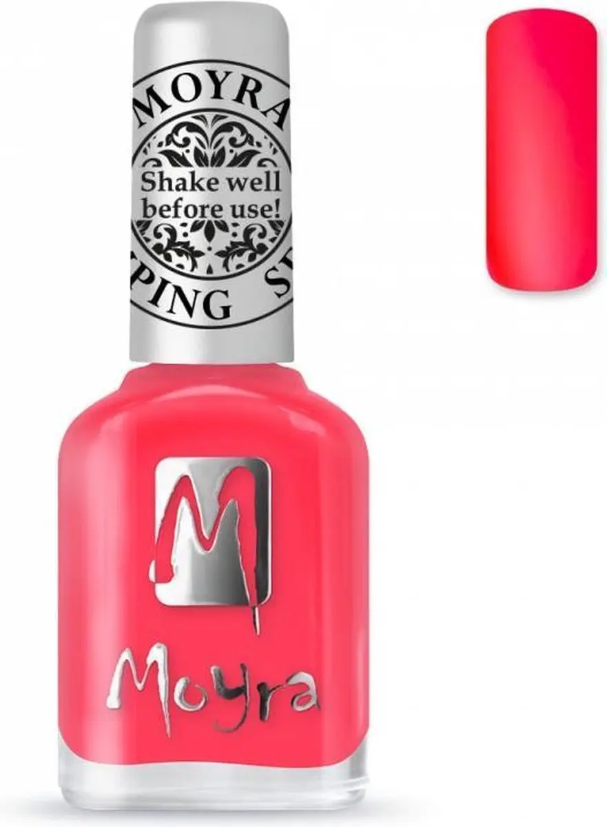 Moyra Stamping Nagellak 12ml - Neon Pink