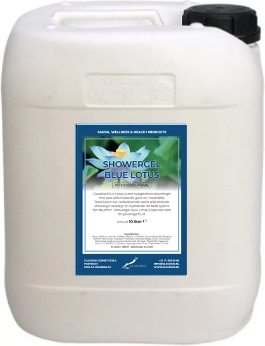 Splashbox Cosmetics Claudius Douchegel Blue Lotus 10L